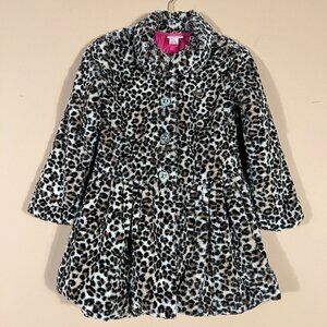 Juice Couture Kids Lined Animal Print Jacket